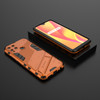 For OPPO Realme C15 Punk Armor 2 in 1 PC + TPU Shockproof Case with Invisible Holder(Orange)