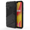 For OPPO Realme C15 Punk Armor 2 in 1 PC + TPU Shockproof Case with Invisible Holder(Black)