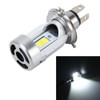 H4 HS1 Motorcycle Headlamps COB Spotlights Electric Car Fog Lights  6000K 20W 2600LM 5000Hours(White Light)