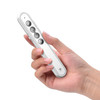 03153 Wireless Multi-Function Projector Page Turning Pen Remote Control Infrared Laser Pointer(White)