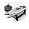 Children Water Toy High-speed Remote Control Boat 7.4 V Large Capacity Battery Speed Boat Racing Boat(Silver gray)