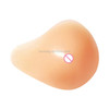 AS2 Spiral Shape Postoperative Rehabilitation Fake Breasts Silicone Breast Pad Nipple Cover 230g/Right