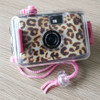 SUC4 Leopard Print Retro Film Camera Mini Point-and-shoot Camera for Children 5m Waterproof