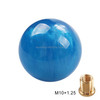 Car Manual Shifter Gear Shift Knob with Adapter M10 x 1.25 (Blue)