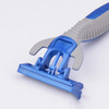 3 Sets Five-layer Stainless Steel Men Disposable Manual Razor Induction Rotary Cutter Head