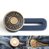 15 PCS 17mm Nail-Free Detachable Button Jeans Retractable Button Universal Extension Button(Style 11)