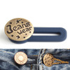 15 PCS 17mm Nail-Free Detachable Button Jeans Retractable Button Universal Extension Button(Style 10)