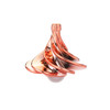 Air Aerodynamic Wind Gyroscope Blown Spin Silent Stress Relief Toys WinSpin Wind Fidget Spinner(Rose Gold)