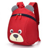 Children Anti-lost Backpack Toddler Cartoon School Bag(Red)