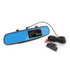 PZ452 4.3 inch LCD Rear View Mirror Car Recorder with Parking Camera, 600TV Lines, 170 Degree Wide Angle Viewing