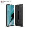 For OPPO Reno 2Z Brushed Texture Carbon Fiber TPU Case(Black)