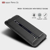 For OPPO Reno 2Z Brushed Texture Carbon Fiber TPU Case(Black)