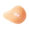 AS4 Spiral Shape Postoperative Rehabilitation Fake Breasts Silicone Breast Pad Nipple Cover 300g/Right