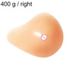 AS6 Spiral Shape Postoperative Rehabilitation Fake Breasts Silicone Breast Pad Nipple Cover 400g/Right