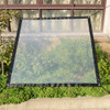 Balcony Windows Transparent Rainproof Cloth Plants Insulation Anti-Bird Thick Windshield, Specification: 0.9x1m Soft Glass