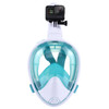 PULUZ 260mm Tube Water Sports Diving Equipment Full Dry Snorkel Mask for GoPro  NEW HERO /HERO6   /5 /5 Session /4 Session /4 /3+ /3 /2 /1, Xiaoyi and Other Action Cameras, L/XL Size(Green)