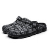 Spring And Summer Men EVA Casual Breathable Sandals Letter Beach Shoes Slippers, Size: 36(Black)