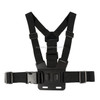 Adjustable Body Mount Belt Chest Strap with Phone Clamp & S-type Adapter & J Hook Mount & Long Screw for GoPro HERO9 Black /8 /7 /6 /5, Xiaoyi and Other Action Cameras, Smarphones (Black)