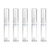 5 PCS Clear Empty Travel Portable Refillable Plastic Airless Vacuum Pump Bottle Containers, 10ml