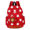 Nylon Stars Printing Kindergarten Children Backpack Schoolbag(Red)