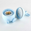 Baby Tooth Box Cute Rabbit Baby Navel Belt Hair Souvenir Bottle(Blue Rabbit)