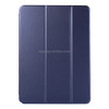 For iPad Pro 12.9 inch(2020) Horizontal Flip Ultra-thin Double-sided Clip Non-buckle Magnetic PU Leather Case With Three-folding Holder & Sleep / Wake-up Function(Dark Blue)