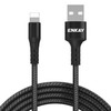 ENKAY ENK-CB202 Nylon Weaving USB to 8 Pin Data Transfer Charging Cable(Black)