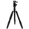 Triopo MT-2805C Adjustable Portable Aluminum Tripod (Gold) with NB-2S Ball Head (Black) for Canon Nikon Sony DSLR Camera