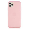 For iPhone 11 Pro Max 1.5mm Liquid Emulsion Translucent TPU case(Pink)