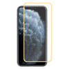 For iPhone 11 Pro ENKAY Hat-prince Full Glue 0.26mm 9H 2.5D Front Tempered Glass Full Coverage Film and Black Film with Camera Lens Protector Function(Gold)