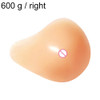 AS9 Spiral Shape Postoperative Rehabilitation Fake Breasts Silicone Breast Pad Nipple Cover 600g/Right
