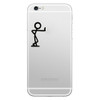 Hat-Prince Single Hand Leaned Against the Apple Pattern Removable Decorative Skin Sticker for  iPhone 8 & 8 Plus, iPhone 7 & 7 Plus, iPhone 6s & 6s Plus, iPhone 6 & 6 Plus