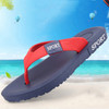 Men Antiskid Slippers Casual Beach Shoes Flip Flops, Size: 42(Blue)