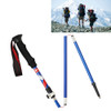 5 Node Portable Foldable Aluminium Alloy Alpenstocks Trekking Poles, Folding Length : 35CM (Blue)