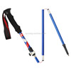 5 Node Portable Foldable Aluminium Alloy Alpenstocks Trekking Poles, Folding Length : 35CM (Blue)