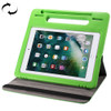 360 Degree Rotation Leather Case + Removable EVA Bumper Protective Cover for iPad 10.2 / iPad Air 10.5 ?2019? / iPad Pro 10.5 inch, with Handle & 3 Gears Holder & Sleep / Wake-up(Green)