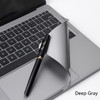 JRC 2 In 1 Full Support Sticker + Touchpad Film Computer Full Wrist Support Sticker Set For MacBook Pro Retina 15.4 A1398(Deep Gray)