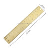 4 PCS Brass Retro Drawing Ruler Measuring Tools, Model: 0-18cm Ruler