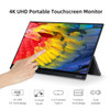 GMK KD1 14 inch 3840x2160P UHD Portable Touch Screen Monitor, US Plug