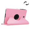 Litchi Texture Horizontal Flip 360 Degrees Rotation Leather Case for Galaxy Tab S4 10.5 T830 / T835, with Holder (Pink)