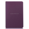 Litchi Texture Horizontal Flip 360 Degrees Rotation Leather Case for Galaxy Tab S4 10.5 T830 / T835, with Holder (Purple)