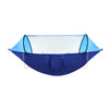 Anti-Rollover Automatic Quick-Opening Mosquito Net Hammock Outdoor Camping Double Anti-Mosquito Hammock, Size: 290x140cm(Blue)