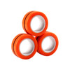 Spinner Toy Magnetic Ring Anti-Anxiety Game Finger Toy (Orange)