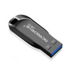 MicroDrive 128GB USB 3.0 Fashion High Speed Metal Rotating U Disk (Black)