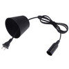 E14 Wire Cap Lamp Holder Chandelier Power Socket with Lampshade & 1.5m Extension Cable, US Plug