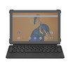CHUWI 2 in 1 Magnetic Suction Keyboard & Leather Case with Holder for Surpad (WMC4036) (Black)