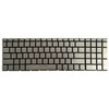 US Version Keyboard with Keyboard Backlight for HP 15-DA 15-DA0002DX 15-DA0008CA 15-DB 15-DB0003CA TPN-C135 TPN-C136 (Silver)