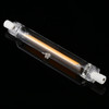 R7S 110V 7W 118mm COB LED Bulb Glass Tube Replacement Halogen Lamp Spot Light(3000K Warm Light)