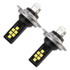 2 PCS H7 DC9-16V / 3.5W / 6000K / 320LM Car Auto Fog Light 12LEDs SMD-ZH3030 Lamps, with Constant Current (White Light)