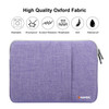 HAWEEL 11 inch Sleeve Case Zipper Briefcase Carrying Bag, For Macbook, Samsung, Lenovo, Sony, DELL Alienware, CHUWI, ASUS, HP, 11 inch and Below Laptops / Tablets(Purple)